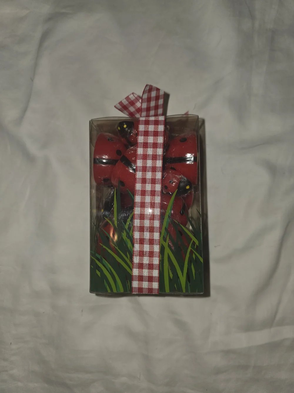 Crate & Barrel Red Ladybug Decorative Floating Candles